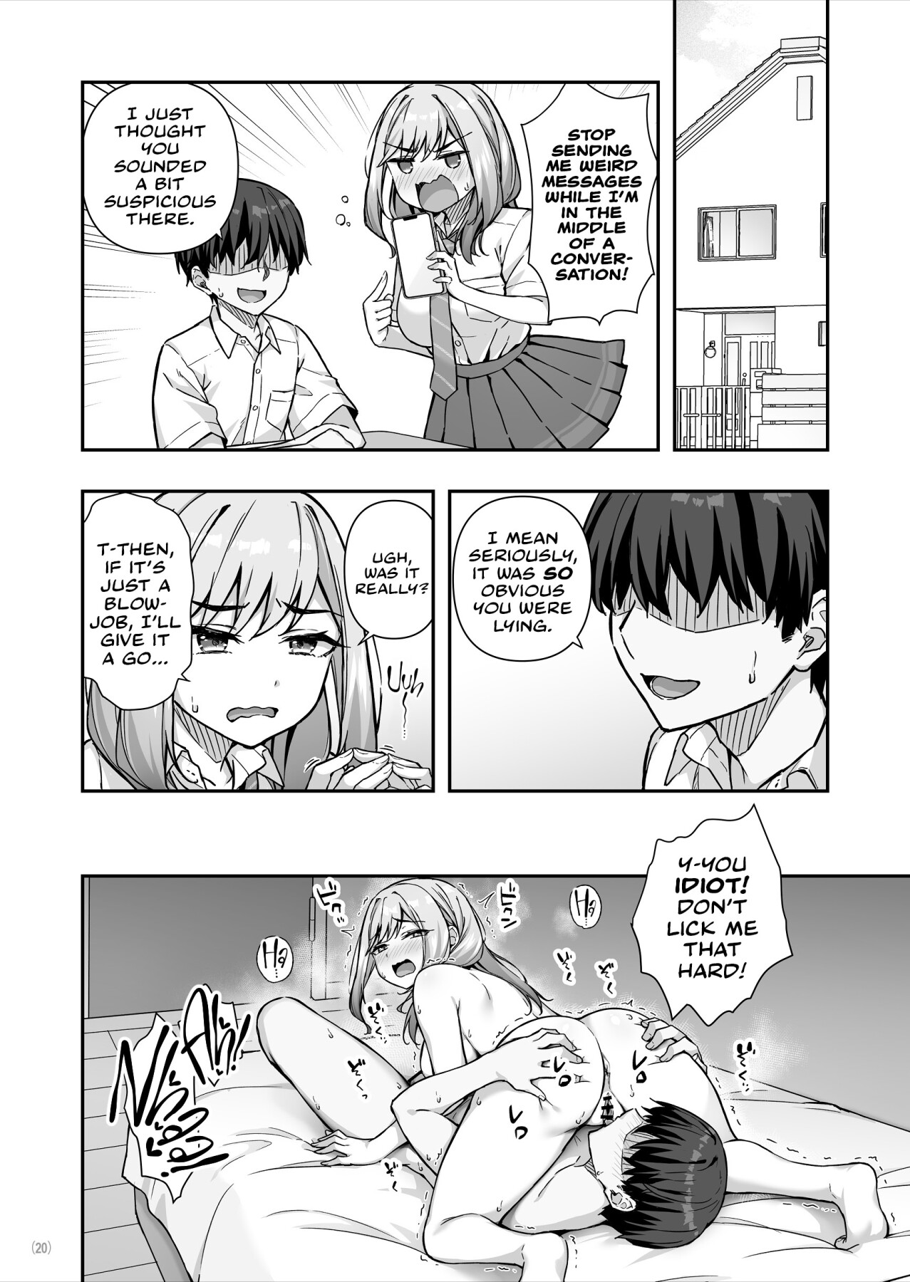 Hentai Manga Comic-The Delinquent Gyaru That I Fantasize About Found Out!-Read-21